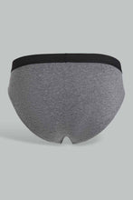 Load image into Gallery viewer, Grey Melange 2 Pack Brief
