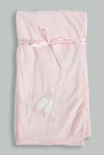 Load image into Gallery viewer, Pink Ballerina Double Sided Blanket
