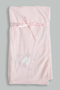 Pink Ballerina Double Sided Blanket