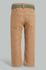 Redtag-Beige-Color-Denim-Pant-With-Belt-Jeans-Slim-Fit-Infant-Boys-3 to 24 Months
