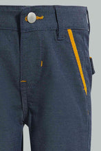 Load image into Gallery viewer, Redtag-Grey-Oxford-Chino-Pant-With-Tipping-Pocket-Chino-Trousers-Infant-Boys-3 to 24 Months
