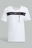 Redtag-White-Cut-And-Sew-Zipper-Tshirt-Plain-Infant-Boys-3 to 24 Months
