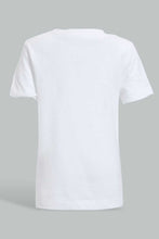 تنزيل الصورة على معرض الصور، Redtag-White-Cut-And-Sew-Zipper-Tshirt-Plain-Infant-Boys-3 to 24 Months
