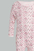 Redtag-Pink-Floral-2-Piece-Pack-Sleep-Suit-Sleepsuits-Baby-0 to 12 Months