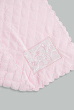 Load image into Gallery viewer, Redtag-Pink-Bunny-Quilted-Baby-Blanket-Category:Booties,-Colour:White,-Filter:Baby-(0-to-12-Mths),-NBF-Booties,-New-In,-New-In-NBF,-Non-Sale,-S22D,-Section:Kidswear-Baby-0 to 12 Months
