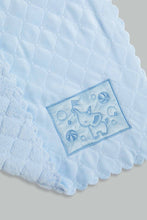 Load image into Gallery viewer, Redtag-Blue-Elephant-Quilted-Baby-Blanket-Category:Booties,-Colour:Grey,-Filter:Baby-(0-to-12-Mths),-NBF-Booties,-New-In,-New-In-NBF,-Non-Sale,-S22D,-Section:Kidswear-Baby-0 to 12 Months
