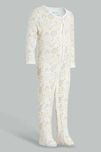 Load image into Gallery viewer, Redtag-Yellow-Elephant-2-Piece-Pack-Sleep-Suit-Rompers-Baby-0 to 12 Months
