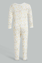 Load image into Gallery viewer, Redtag-Yellow-Elephant-2-Piece-Pack-Sleep-Suit-Rompers-Baby-0 to 12 Months
