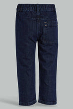 Load image into Gallery viewer, Redtag-Blue-Rinse-Wash-Anti-Fit-Denim-Pant-Jeans-Slim-Fit-Infant-Boys-3 to 24 Months
