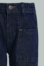 Load image into Gallery viewer, Redtag-Blue-Rinse-Wash-Anti-Fit-Denim-Pant-Jeans-Slim-Fit-Infant-Boys-3 to 24 Months
