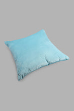 Load image into Gallery viewer, Redtag-Teal-Velvet-Micromink-Cushion-With-Diamonte-Trim-Cushions-Home-Bedroom-
