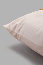 تنزيل الصورة على معرض الصور، Redtag-Pink-Velvet-Micromink-Cushion-With-Diamonte-Trim-Cushions-Home-Bedroom-
