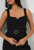 Redtag-Black-Buckle-Detail-Jumpsuit-Dresses-Women's-