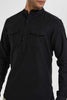 Redtag-Black-Double-Pocket-Kurta-Casual-Shirts-Men's-