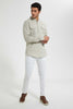 Redtag-Beige-Double-Pocket-Kurta-Casual-Shirts-Men's-