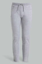 تنزيل الصورة على معرض الصور، Redtag-Grey-Stretch-Pant-Pants-Jogger-Fit-Senior-Boys-9 to 14 Years
