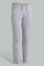 تنزيل الصورة على معرض الصور، Redtag-Grey-Stretch-Pant-Pants-Jogger-Fit-Senior-Boys-9 to 14 Years
