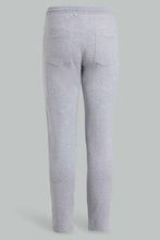 تنزيل الصورة على معرض الصور، Redtag-Grey-Stretch-Pant-Pants-Jogger-Fit-Senior-Boys-9 to 14 Years
