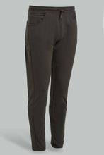 تنزيل الصورة على معرض الصور، Redtag-Olive-Stretch-Pant-Pants-Jogger-Fit-Senior-Boys-9 to 14 Years
