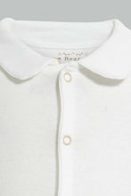 Load image into Gallery viewer, Redtag-White-Bear-Sleepsuit-Sleepsuits-Baby-0 to 12 Months
