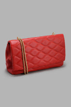 Load image into Gallery viewer, Redtag-Red-Quilted-Cross-Body-Bag-Cross-Body-Bags-Women-
