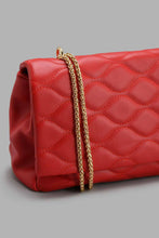 Load image into Gallery viewer, Redtag-Red-Quilted-Cross-Body-Bag-Cross-Body-Bags-Women-
