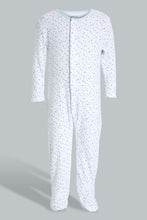 Load image into Gallery viewer, Redtag-Blue-Nbb-3Pk-Sleepsuit-Sleepsuits-Baby-0 to 12 Months
