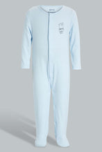 Load image into Gallery viewer, Redtag-Blue-Nbb-3Pk-Sleepsuit-Sleepsuits-Baby-0 to 12 Months
