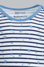 Load image into Gallery viewer, Redtag-Blue-Nbb-5Pk-Bodysuit-Bodysuits-Baby-0 to 12 Months
