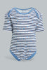 Redtag-Blue-Nbb-5Pk-Bodysuit-Bodysuits-Baby-0 to 12 Months