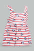 Redtag-Red-And-Navy-Minnie-Mouse-2-Pack-Dress-Dresses-Baby-0 to 12 Months