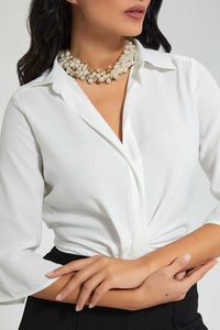 Redtag-White-Cropped-Shirt-Blouses-Women's-