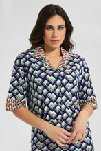 Load image into Gallery viewer, Redtag-Geometric-Print-Shirt-Tops-Women&#39;s-
