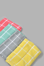 تنزيل الصورة على معرض الصور، Redtag-Multicolor-Kitchen-Towel-(4-Piece)-Kitchen-Towels-Home-Dining-

