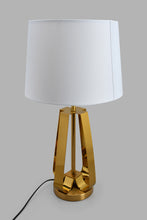 تنزيل الصورة على معرض الصور، Redtag-Gold-Metal-Table-Lamp-Table-Lamps-Home-Decor-
