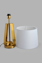 تنزيل الصورة على معرض الصور، Redtag-Gold-Metal-Table-Lamp-Table-Lamps-Home-Decor-
