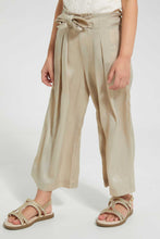 Load image into Gallery viewer, Redtag-Gold-Lurex-Jacquard-Trouser-Trousers-Girls-2 to 8 Years
