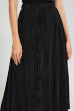 تنزيل الصورة على معرض الصور، Redtag-Black-Pleated-Skirt-Skirts-Women&#39;s-
