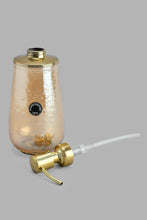 Load image into Gallery viewer, Gold Clear Glass Lotion Dispenser
