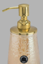 Load image into Gallery viewer, Gold Clear Glass Lotion Dispenser
