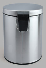 تنزيل الصورة على معرض الصور، Redtag-Silver-Pedal-Bin-(5Lt.)-Category:Waste-Bins,-Colour:Silver,-Filter:Home-Bathroom,-HMW-BAC-Bce-Bath-Accessories,-New-In,-New-In-HMW-BAC,-Non-Sale,-S22C,-Section:Homewares-Home-Bathroom-
