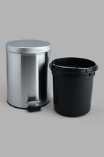 تنزيل الصورة على معرض الصور، Redtag-Silver-Pedal-Bin-(5Lt.)-Category:Waste-Bins,-Colour:Silver,-Filter:Home-Bathroom,-HMW-BAC-Bce-Bath-Accessories,-New-In,-New-In-HMW-BAC,-Non-Sale,-S22C,-Section:Homewares-Home-Bathroom-
