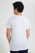 Load image into Gallery viewer, Redtag-White-Lion-Roar-Ambition-T-Shirt-Graphic-T-Shirts-Senior-Boys-9 to 14 Years
