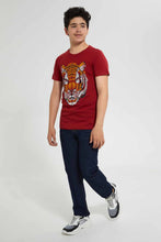 Load image into Gallery viewer, Redtag-Red-Lion-Hd-Face-T-Shirt-Graphic-T-Shirts-Senior-Boys-9 to 14 Years
