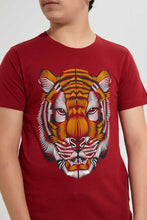 Load image into Gallery viewer, Redtag-Red-Lion-Hd-Face-T-Shirt-Graphic-T-Shirts-Senior-Boys-9 to 14 Years
