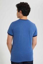 Load image into Gallery viewer, Redtag-Sky-Blue-Tape-T-Shirt-Embellished-T-Shirts-Senior-Boys-9 to 14 Years
