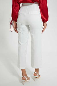 Redtag-White-Waistband-Detail-Wideleg-Trouser-Trousers-Women's-