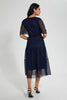 Redtag-Navy-Shimmery-Plisse-Maxi-Dress-Dresses-Women's-