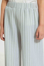 Load image into Gallery viewer, Redtag-Silver-Pleated-Trouser-Trousers-Girls-2 to 8 Years
