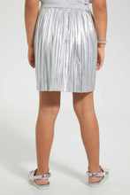 Load image into Gallery viewer, Redtag-Silver-Gather-Skirt-Skirts-Girls-2 to 8 Years
